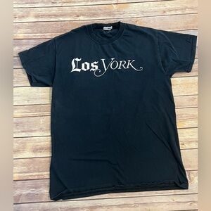 Men’s Fashion Nova Los York T-shirt Medium Navy Blue